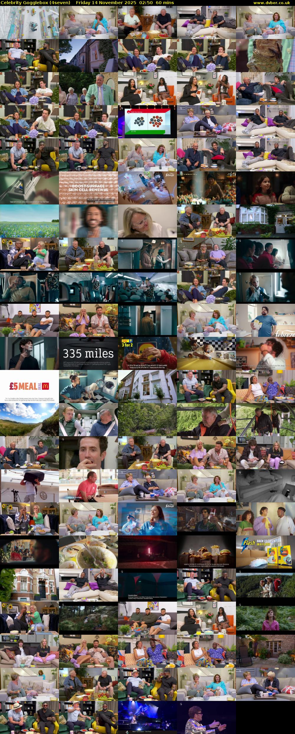 Celebrity Gogglebox (4seven) Friday 14 November 2025 02:50 - 03:50