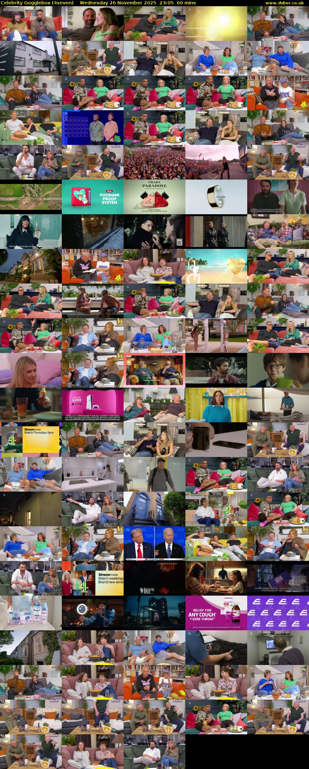 Celebrity Gogglebox (4seven) Wednesday 26 November 2025 23:05 - 00:05