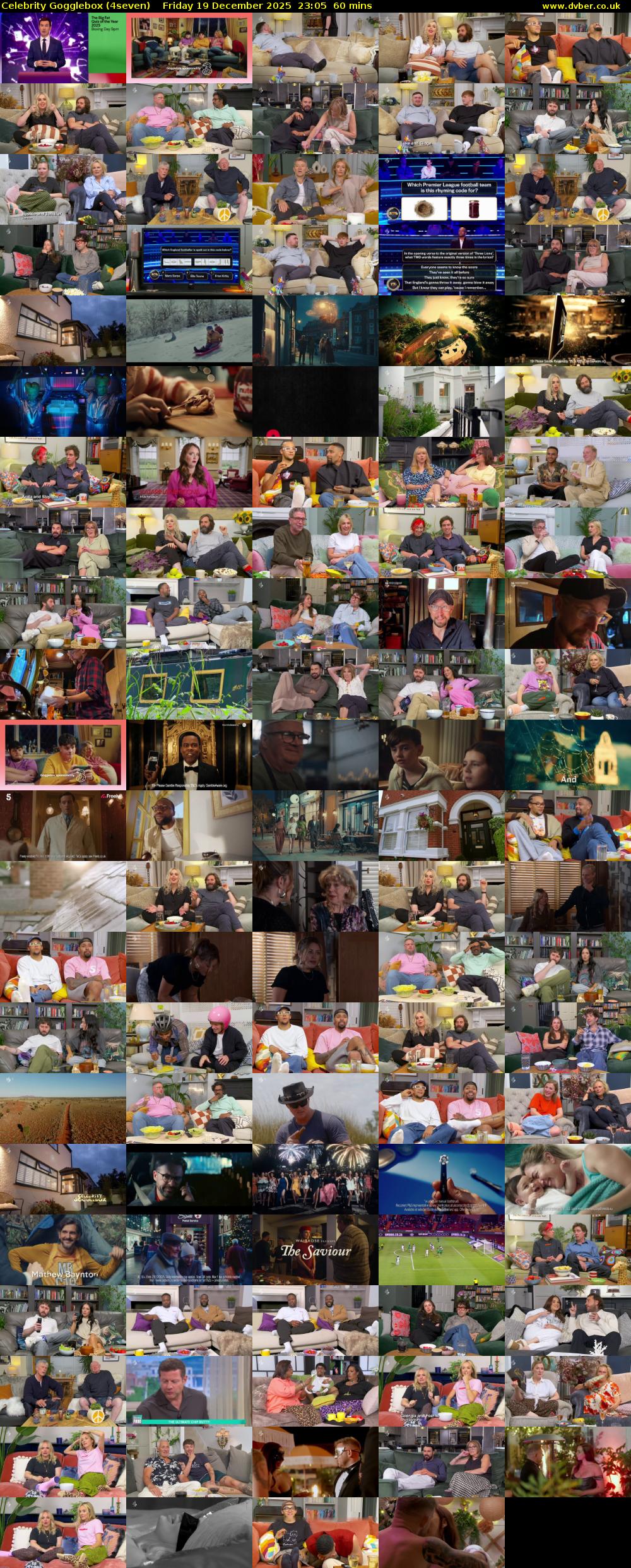 Celebrity Gogglebox (4seven) Friday 19 December 2025 23:05 - 00:05