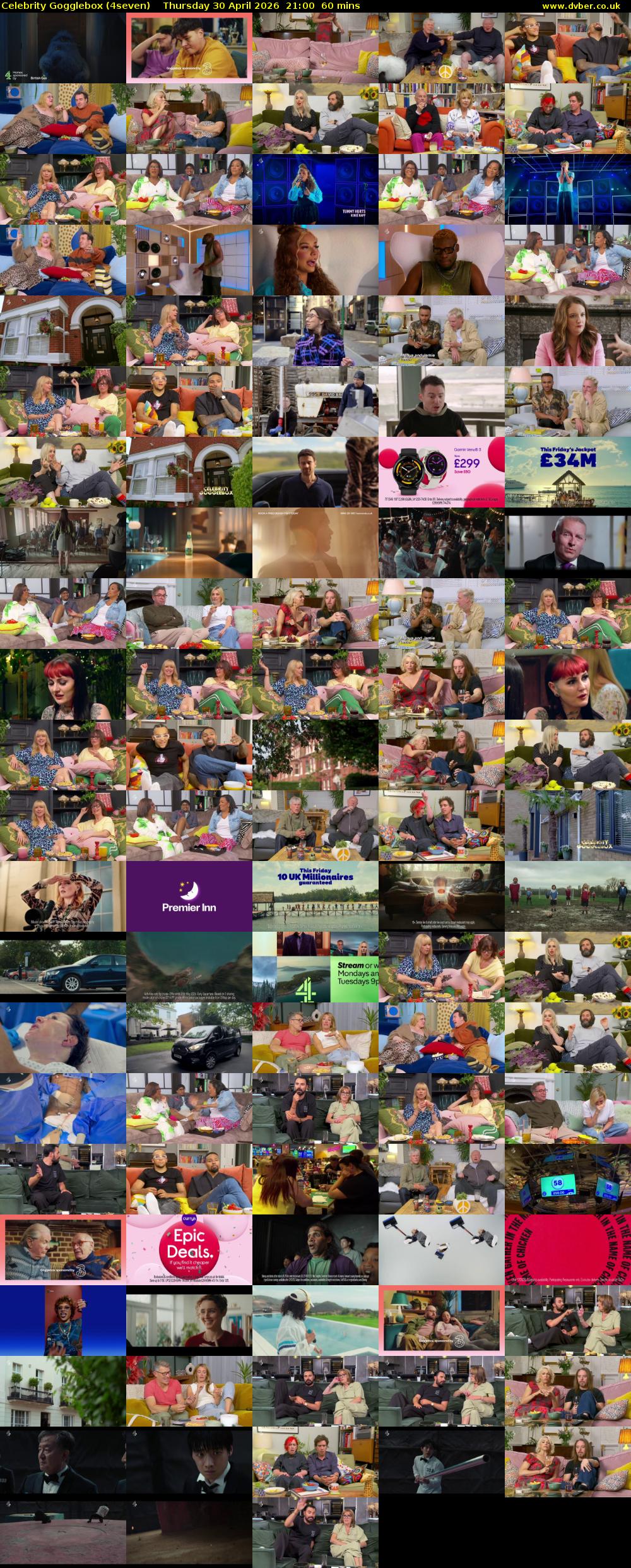 Celebrity Gogglebox (4seven) Thursday 30 April 2026 21:00 - 22:00