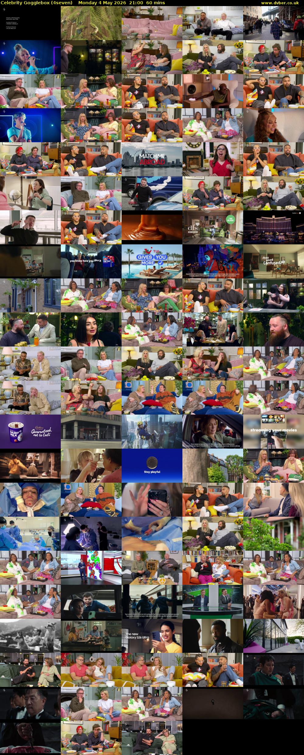 Celebrity Gogglebox (4seven) Monday 4 May 2026 21:00 - 22:00