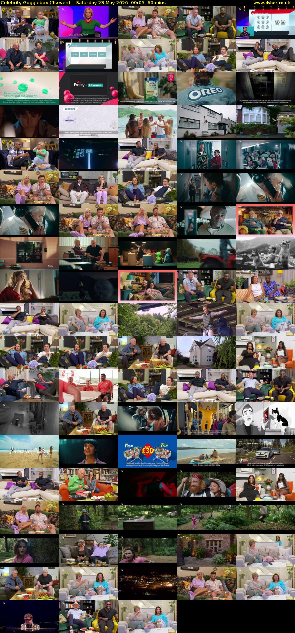 Celebrity Gogglebox (4seven) Saturday 23 May 2026 00:05 - 01:05