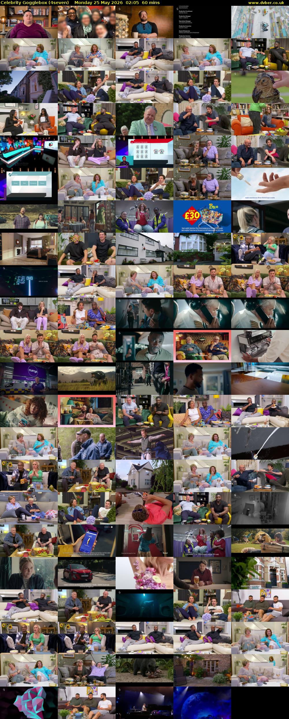 Celebrity Gogglebox (4seven) Monday 25 May 2026 02:05 - 03:05