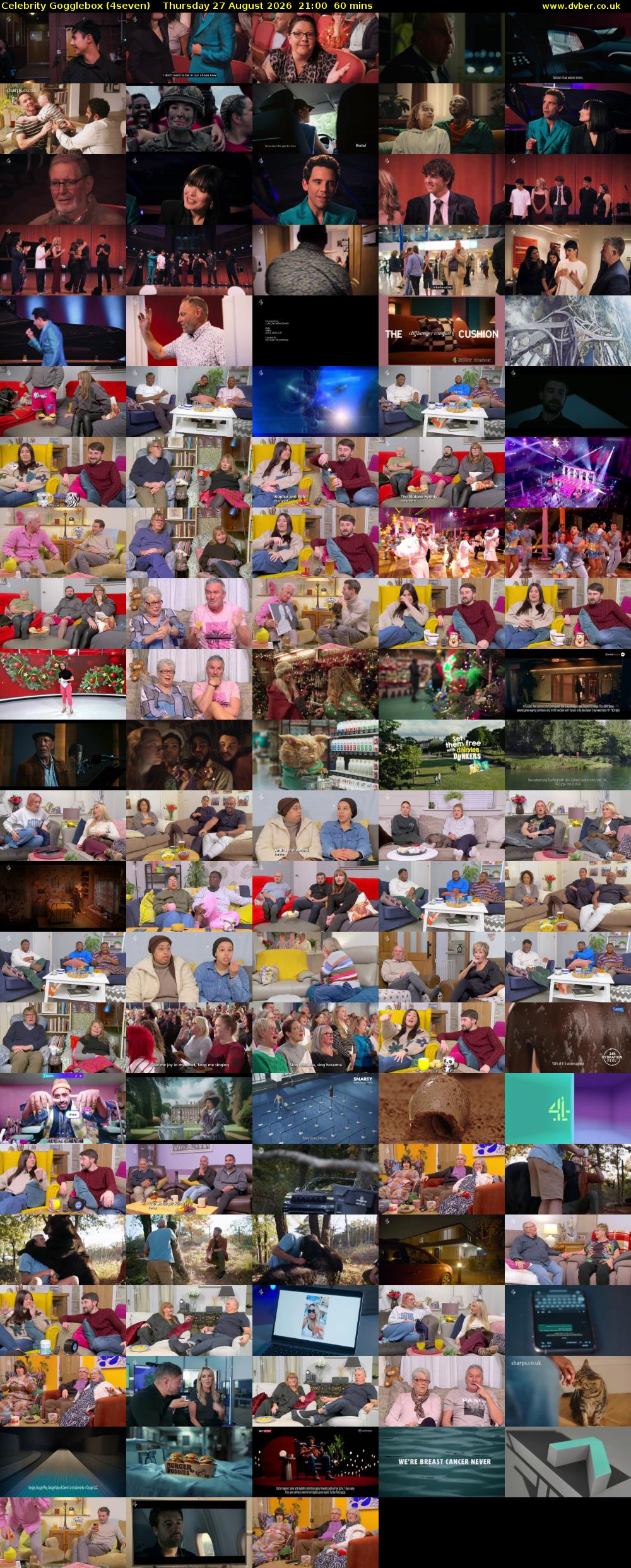 Celebrity Gogglebox (4seven) Thursday 27 August 2026 21:00 - 22:00