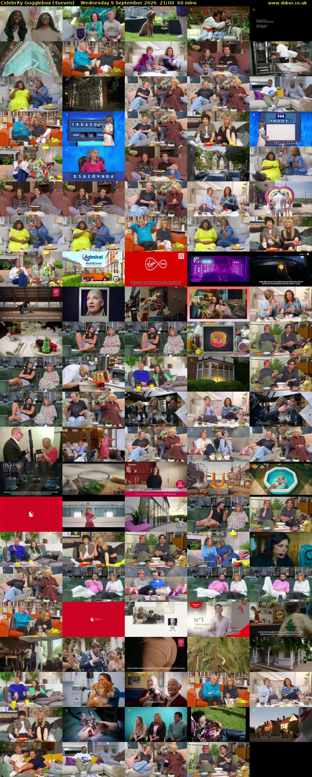 Celebrity Gogglebox (4seven) Wednesday 9 September 2026 21:00 - 22:00