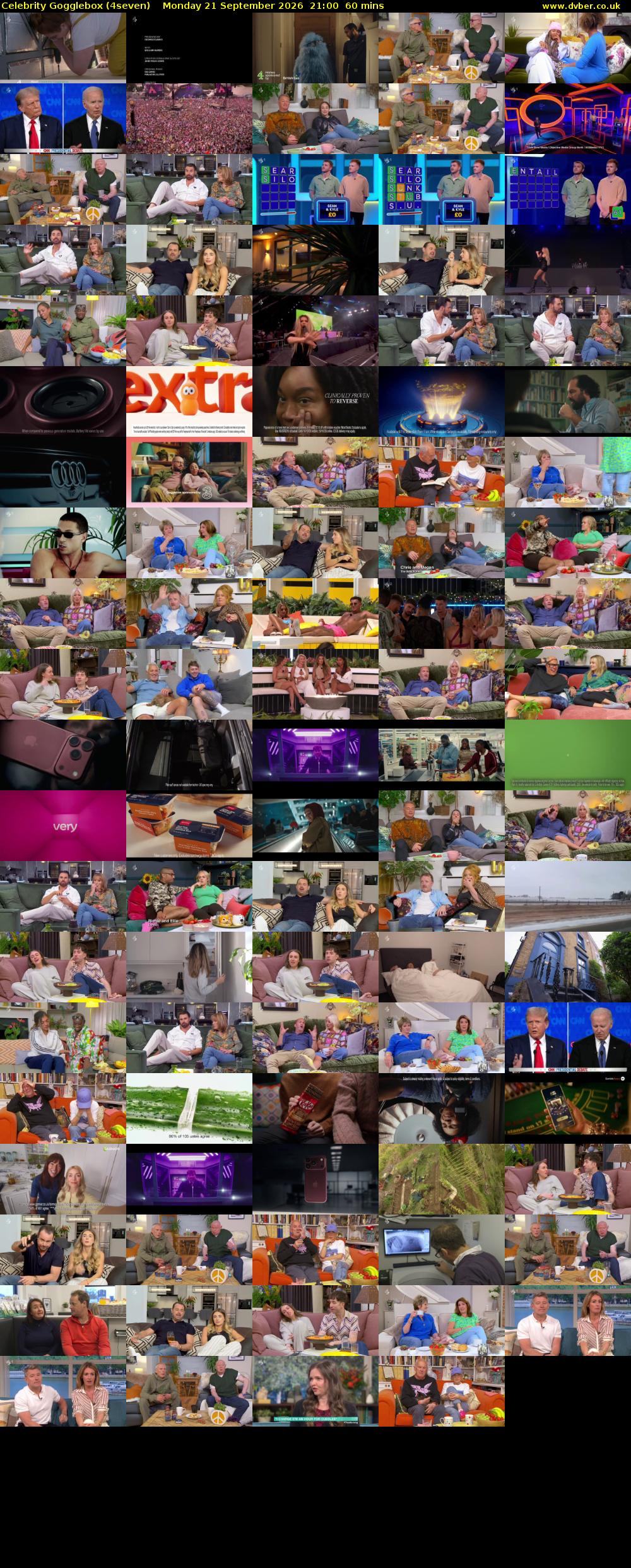 Celebrity Gogglebox (4seven) Monday 21 September 2026 21:00 - 22:00