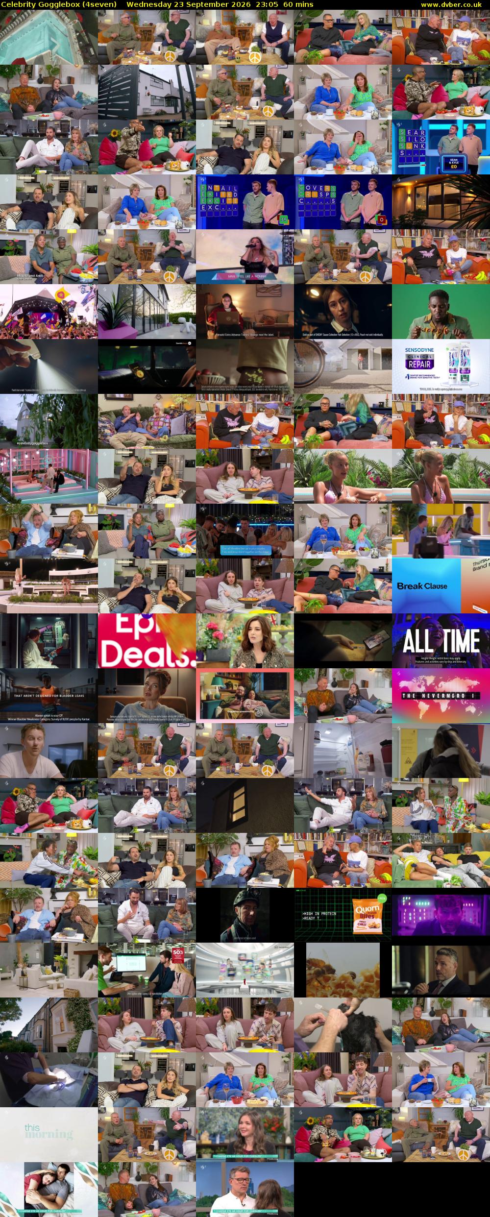 Celebrity Gogglebox (4seven) Wednesday 23 September 2026 23:05 - 00:05