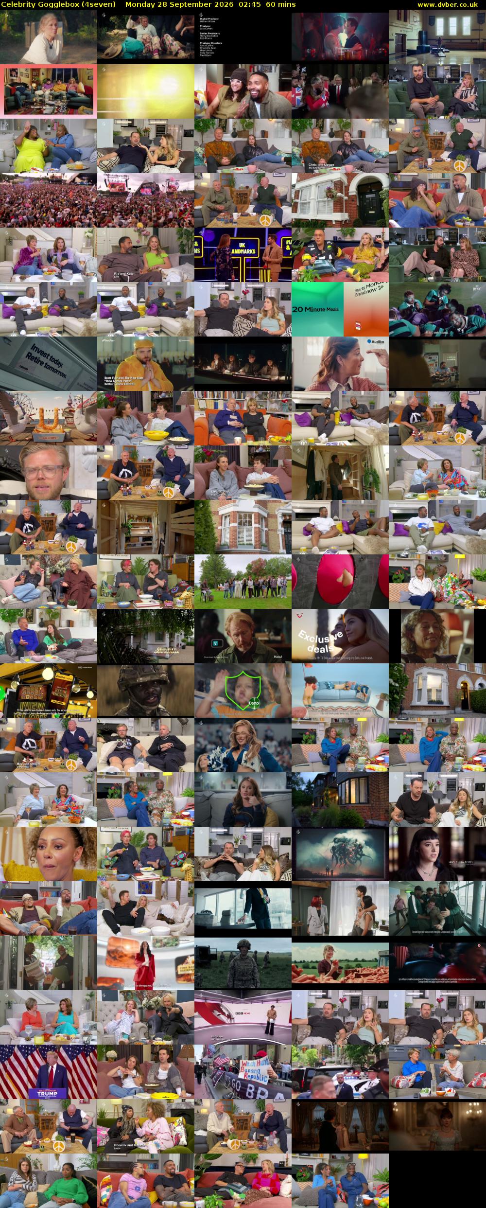 Celebrity Gogglebox (4seven) Monday 28 September 2026 02:45 - 03:45
