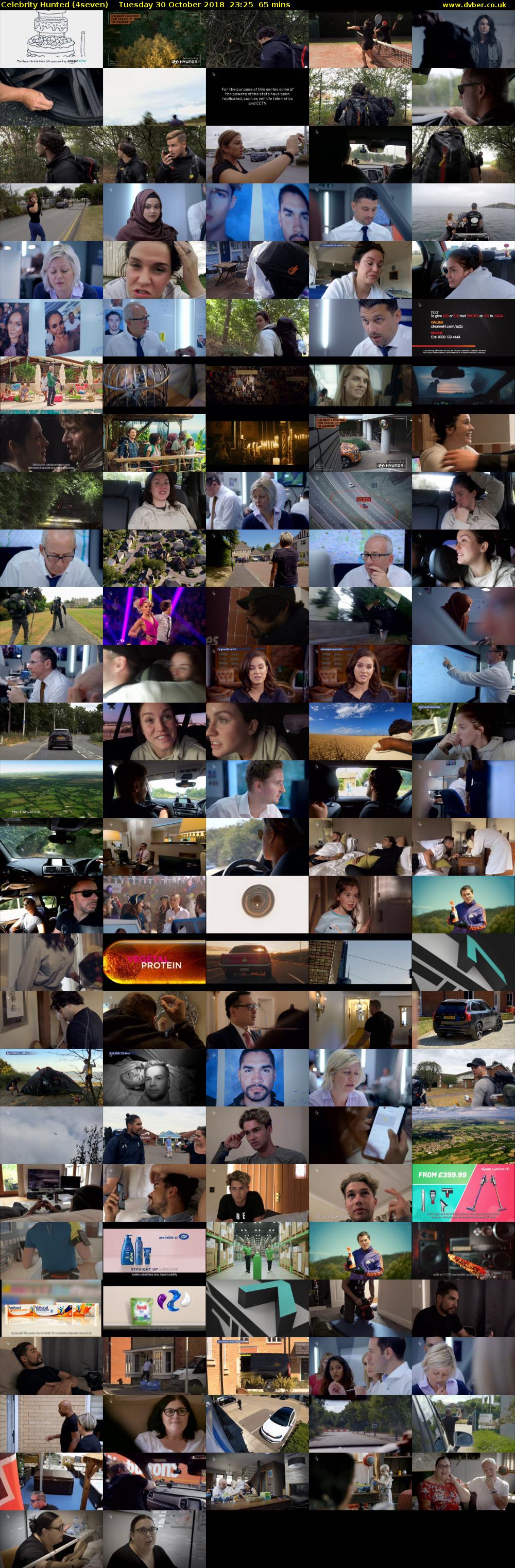 Celebrity Hunted (4seven) Tuesday 30 October 2018 23:25 - 00:30