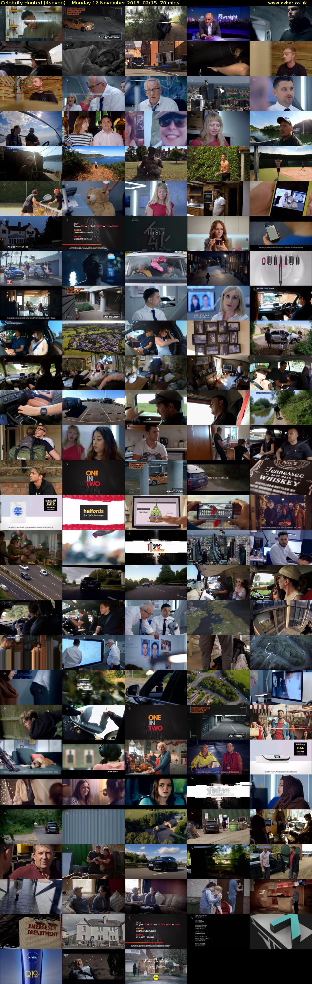 Celebrity Hunted (4seven) Monday 12 November 2018 02:15 - 03:25