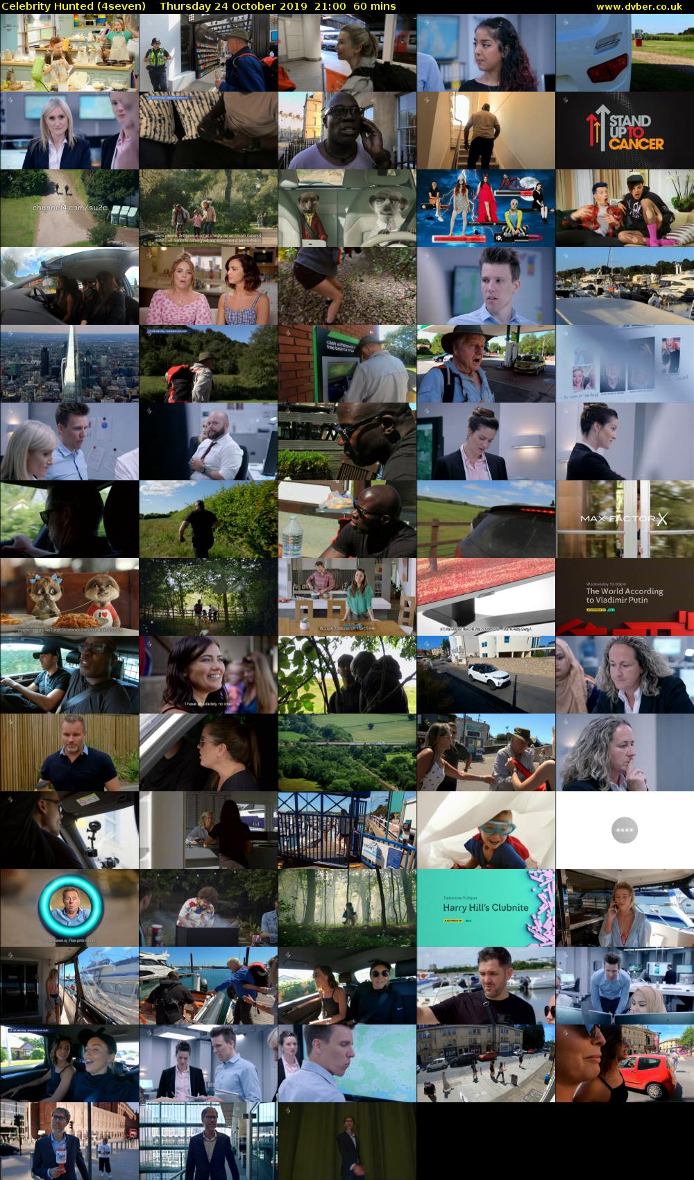 Celebrity Hunted (4seven) Thursday 24 October 2019 21:00 - 22:00