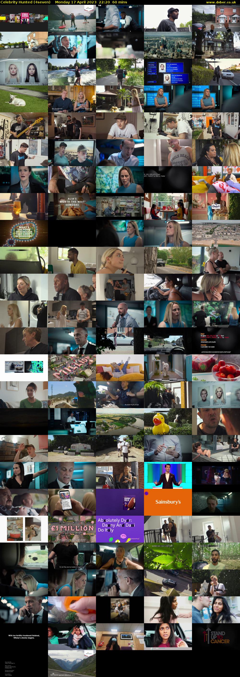 Celebrity Hunted (4seven) Monday 17 April 2023 22:20 - 23:20