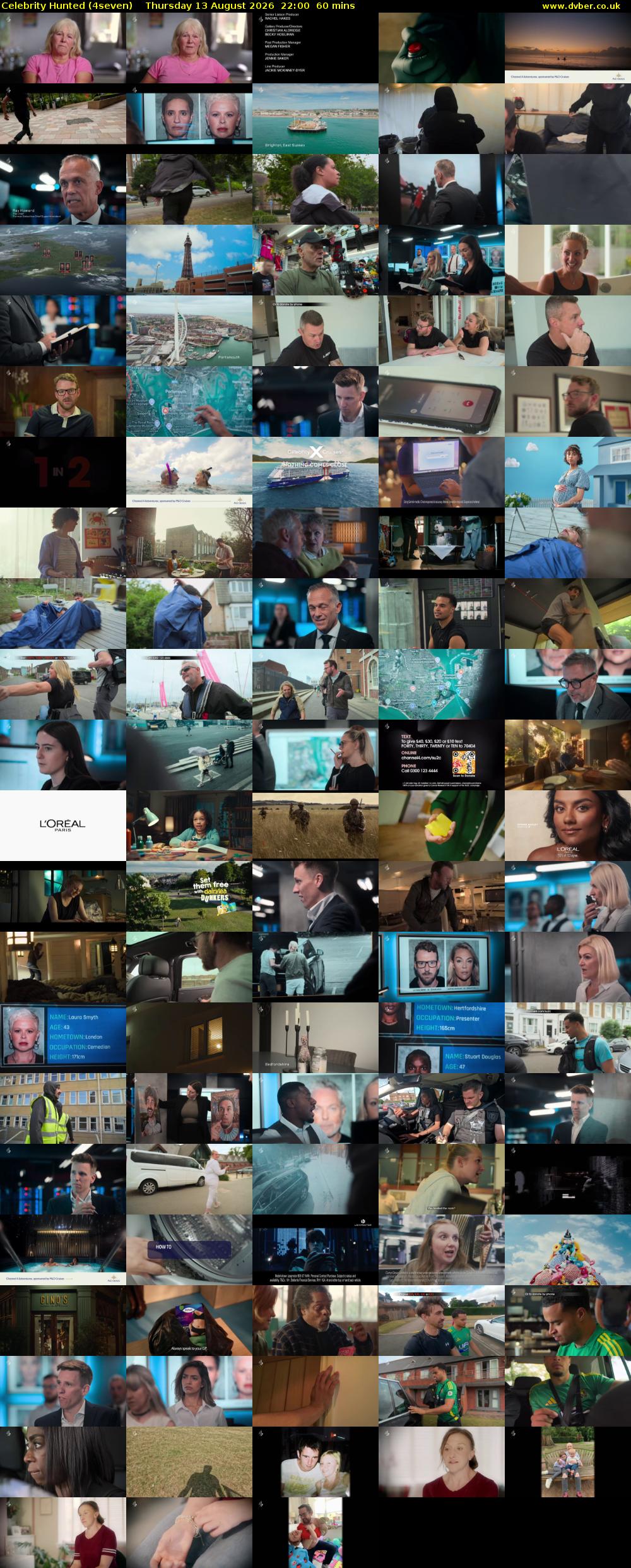 Celebrity Hunted (4seven) Thursday 13 August 2026 22:00 - 23:00