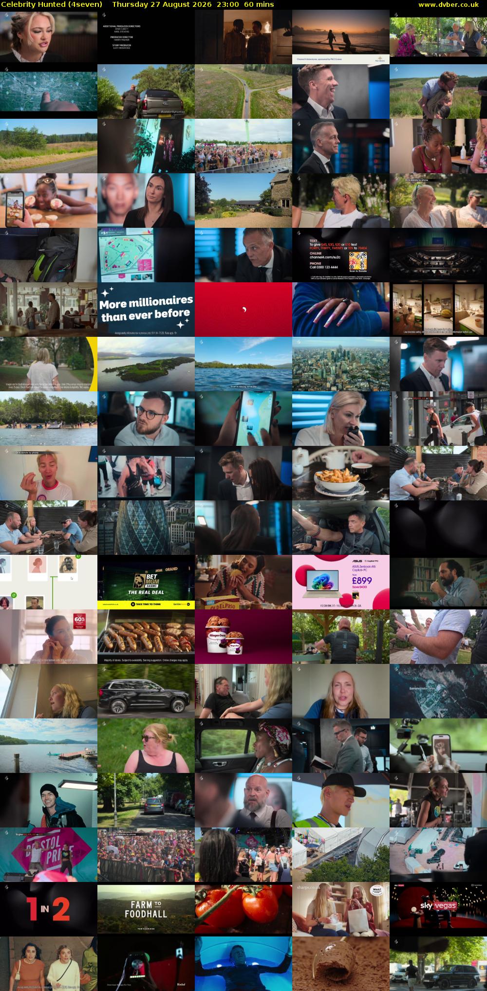 Celebrity Hunted (4seven) Thursday 27 August 2026 23:00 - 00:00