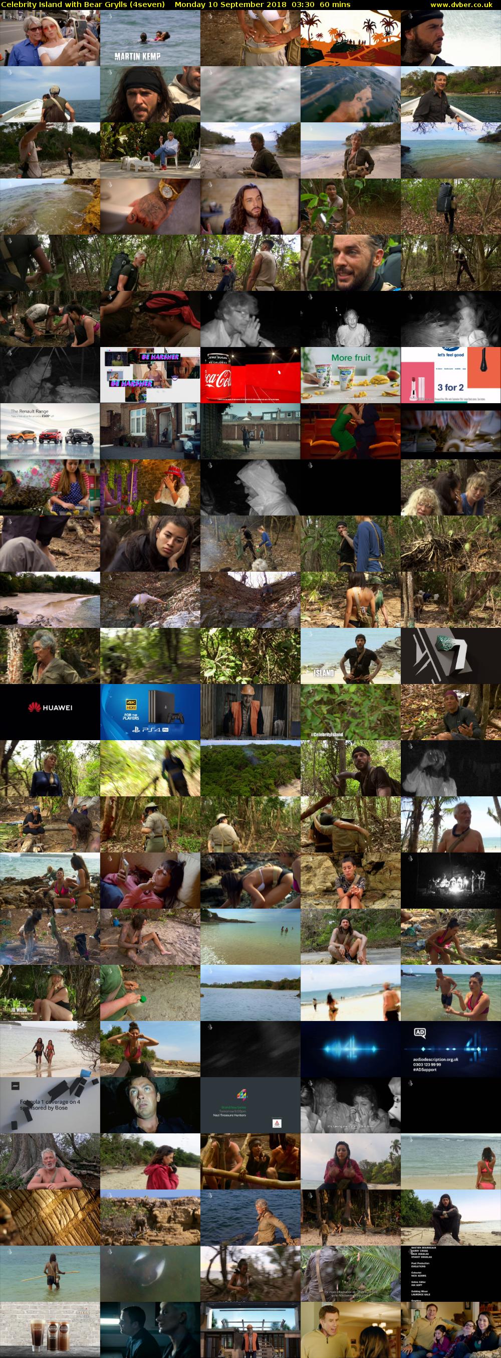 Celebrity Island with Bear Grylls (4seven) Monday 10 September 2018 03:30 - 04:30