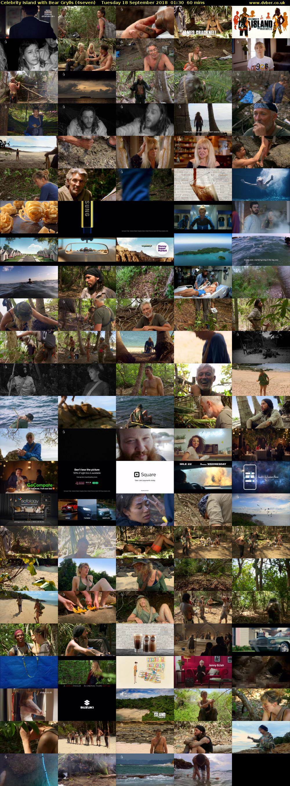 Celebrity Island with Bear Grylls (4seven) Tuesday 18 September 2018 01:30 - 02:30