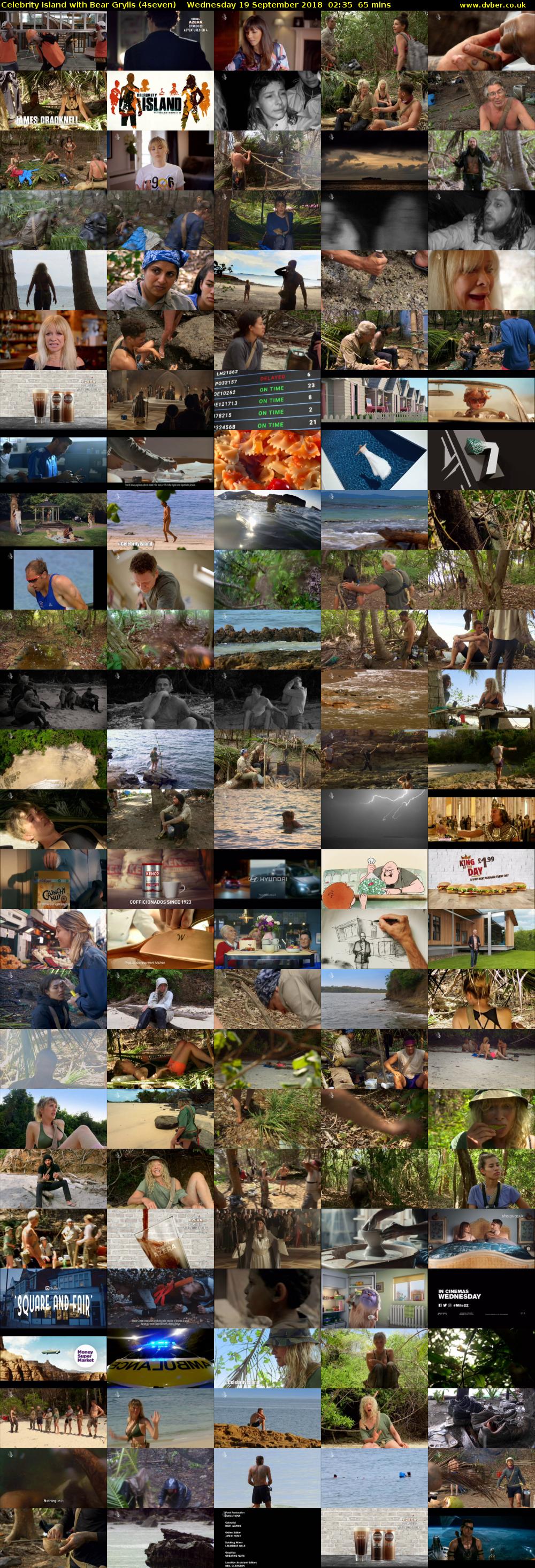 Celebrity Island with Bear Grylls (4seven) Wednesday 19 September 2018 02:35 - 03:40