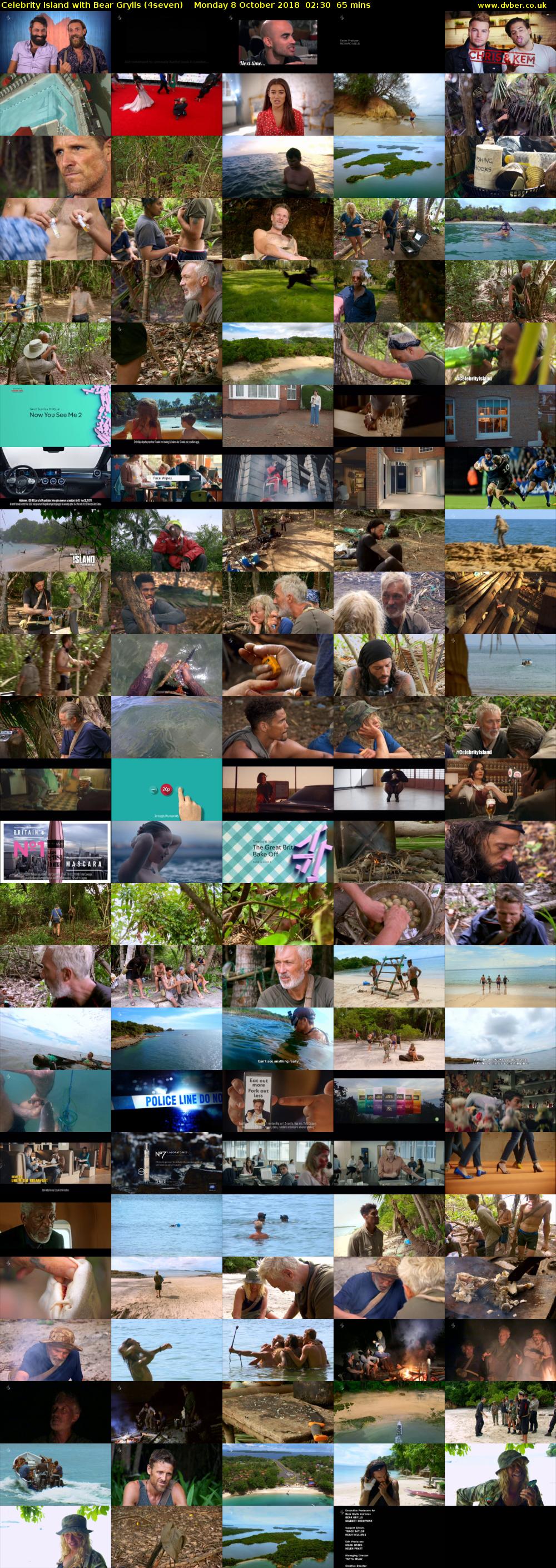 Celebrity Island with Bear Grylls (4seven) Monday 8 October 2018 02:30 - 03:35