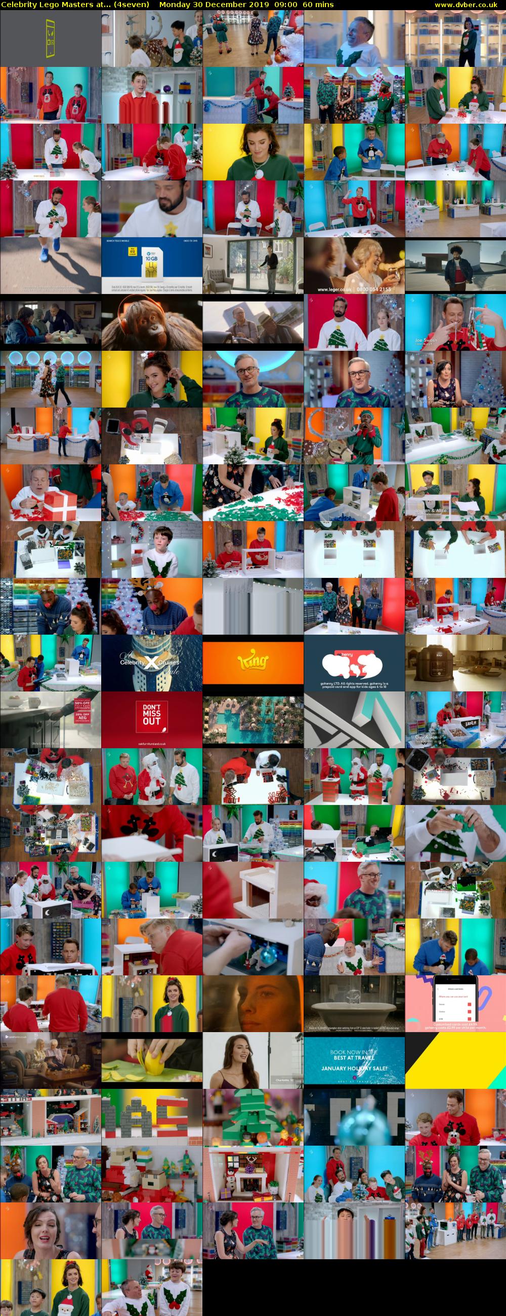 Celebrity Lego Masters at... (4seven) Monday 30 December 2019 09:00 - 10:00