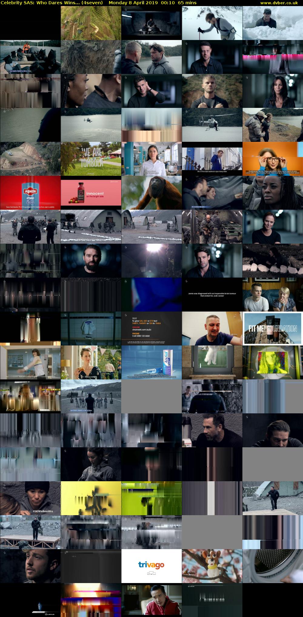 Celebrity SAS: Who Dares Wins... (4seven) Monday 8 April 2019 00:10 - 01:15