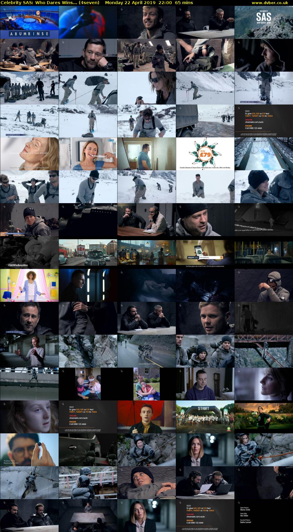 Celebrity SAS: Who Dares Wins... (4seven) Monday 22 April 2019 22:00 - 23:05