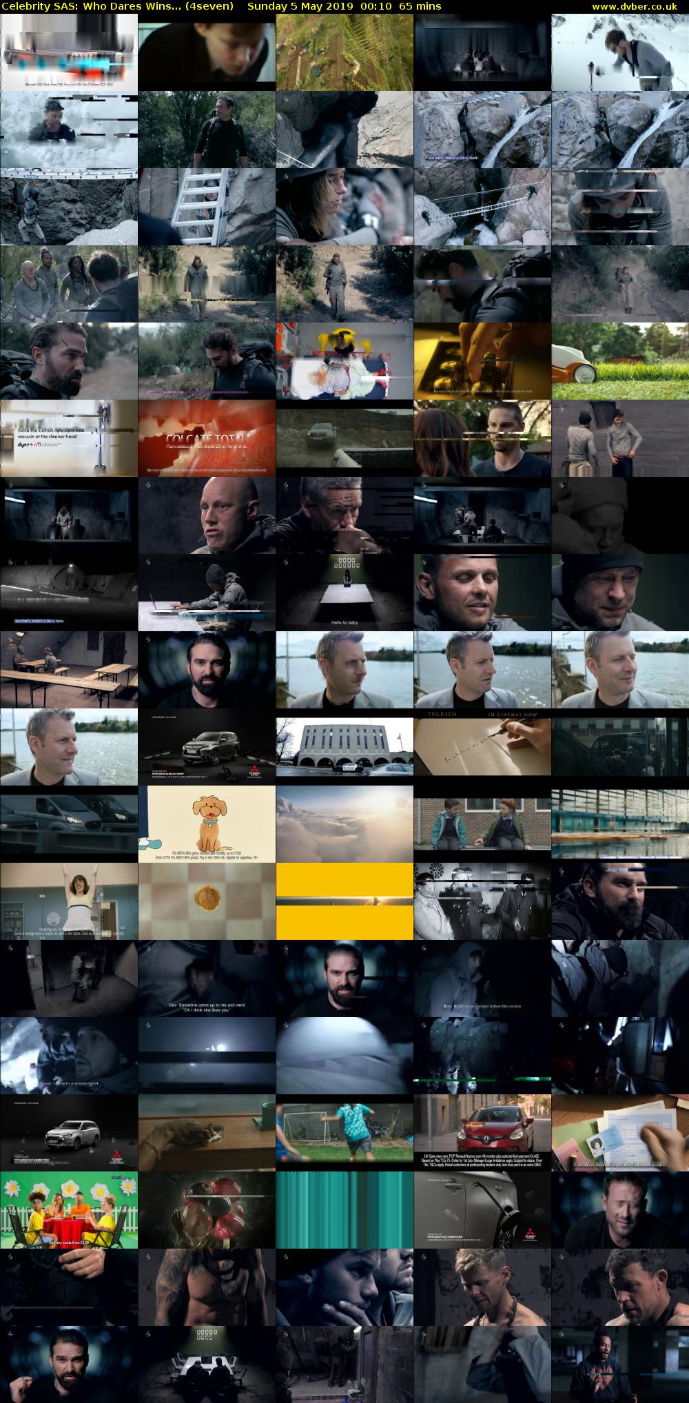 Celebrity SAS: Who Dares Wins... (4seven) Sunday 5 May 2019 00:10 - 01:15