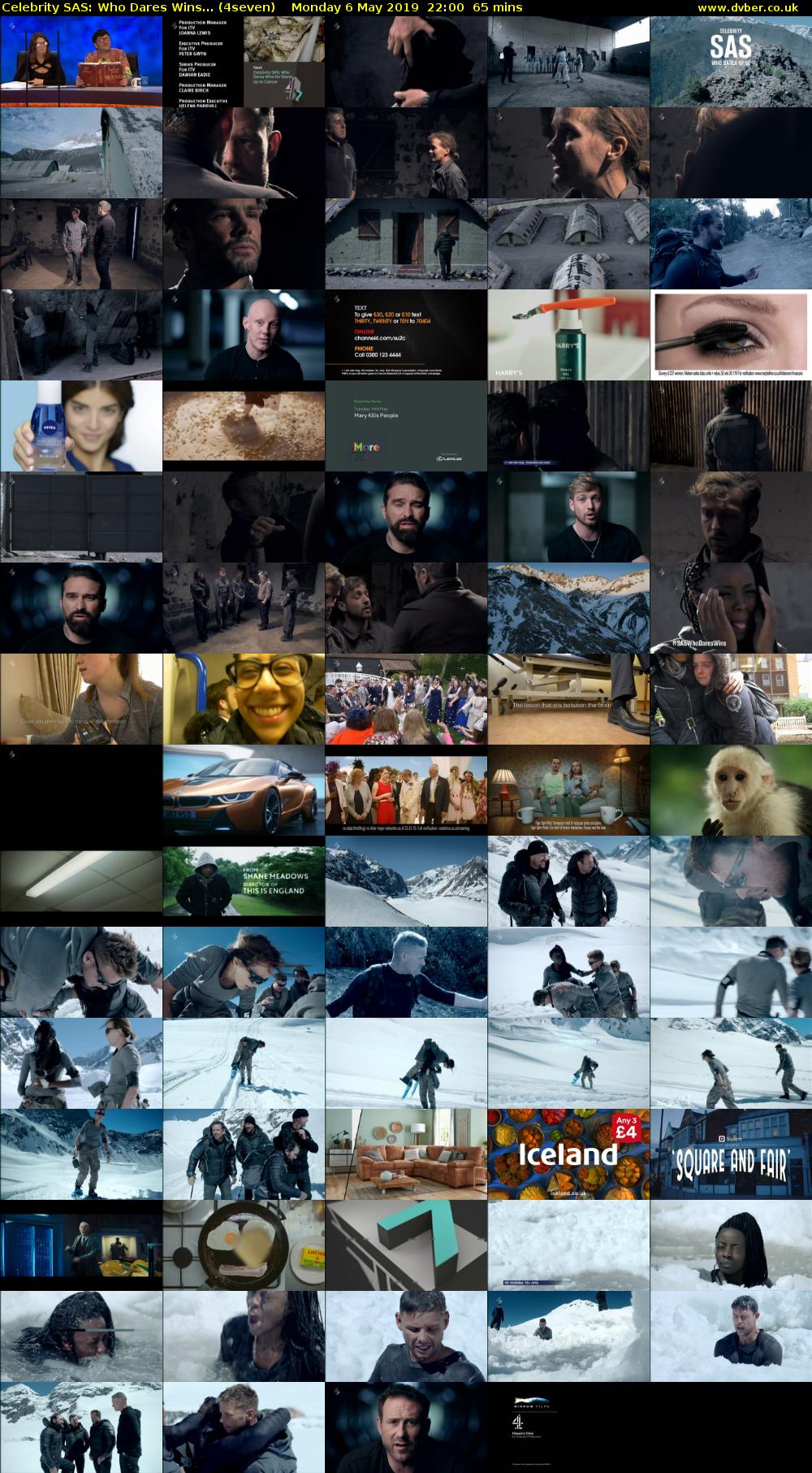 Celebrity SAS: Who Dares Wins... (4seven) Monday 6 May 2019 22:00 - 23:05