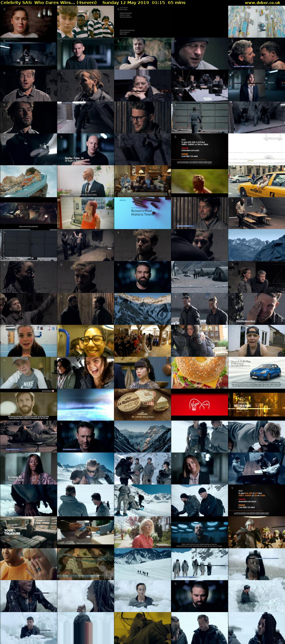 Celebrity SAS: Who Dares Wins... (4seven) Sunday 12 May 2019 01:15 - 02:20