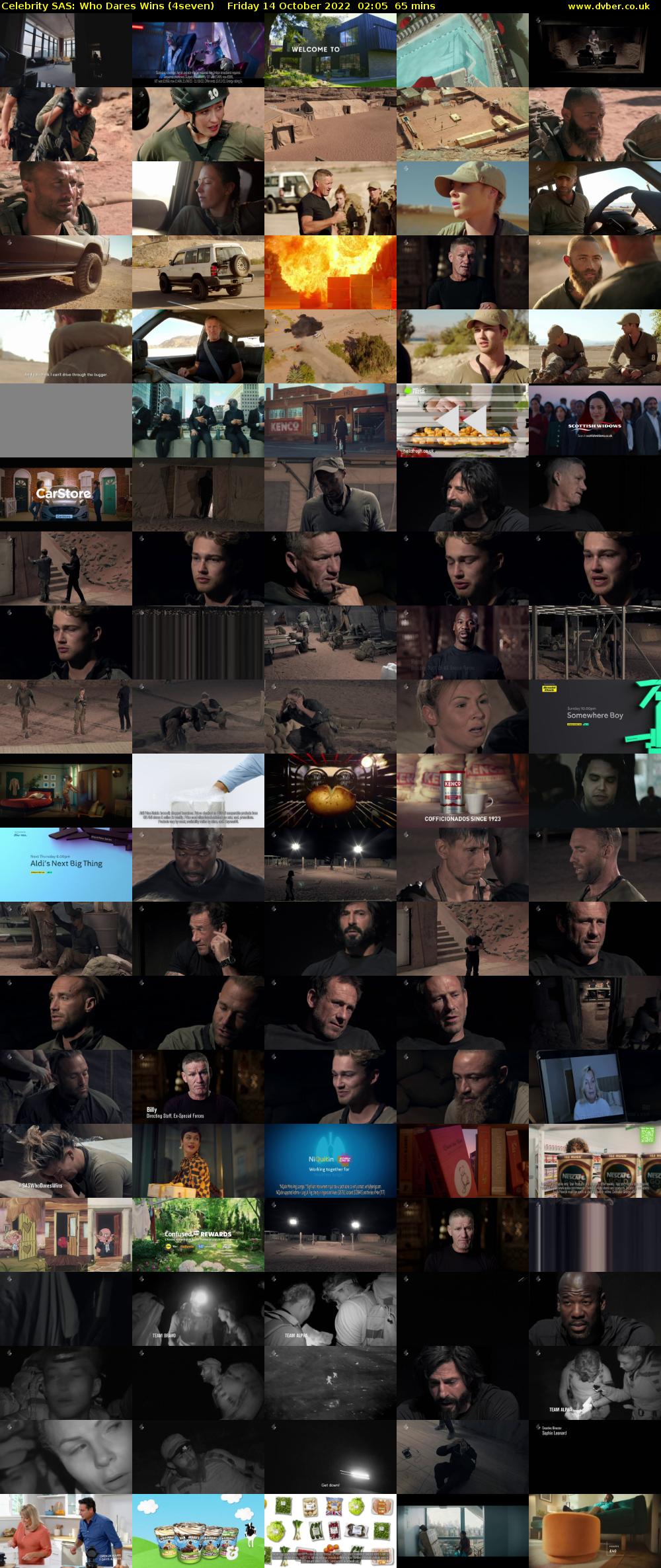 Celebrity SAS: Who Dares Wins (4seven) Friday 14 October 2022 02:05 - 03:10