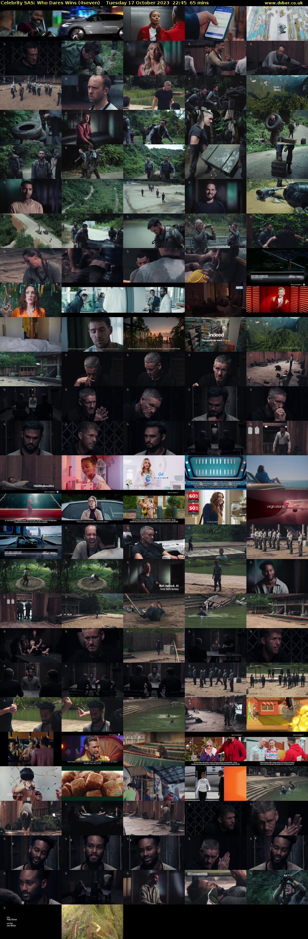 Celebrity SAS: Who Dares Wins (4seven) Tuesday 17 October 2023 22:45 - 23:50