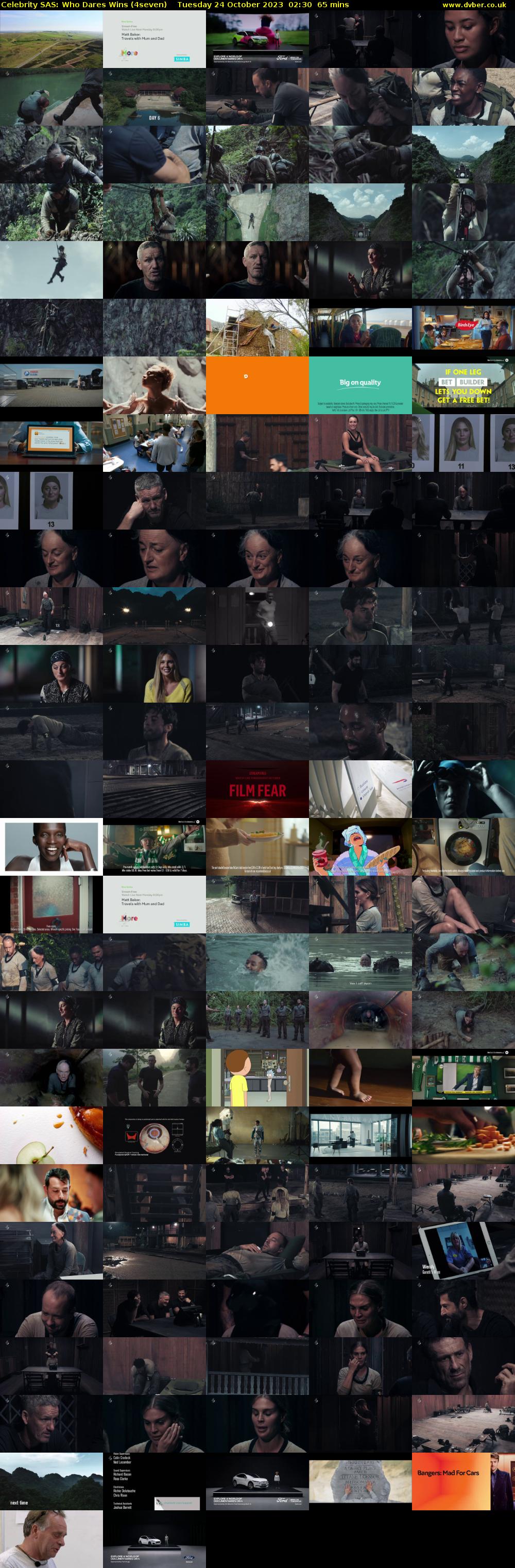 Celebrity SAS: Who Dares Wins (4seven) Tuesday 24 October 2023 02:30 - 03:35