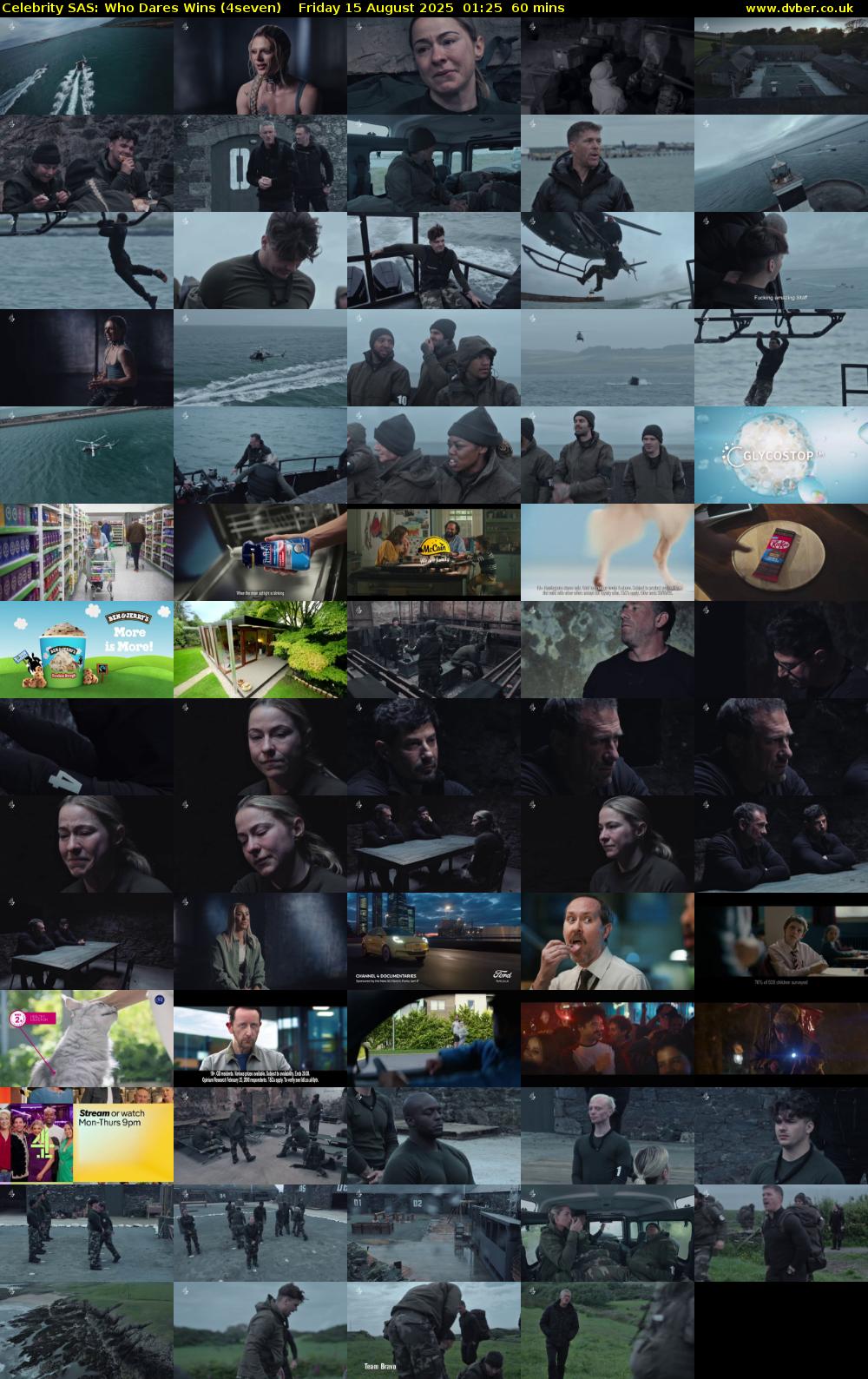 Celebrity SAS: Who Dares Wins (4seven) Friday 15 August 2025 01:25 - 02:25