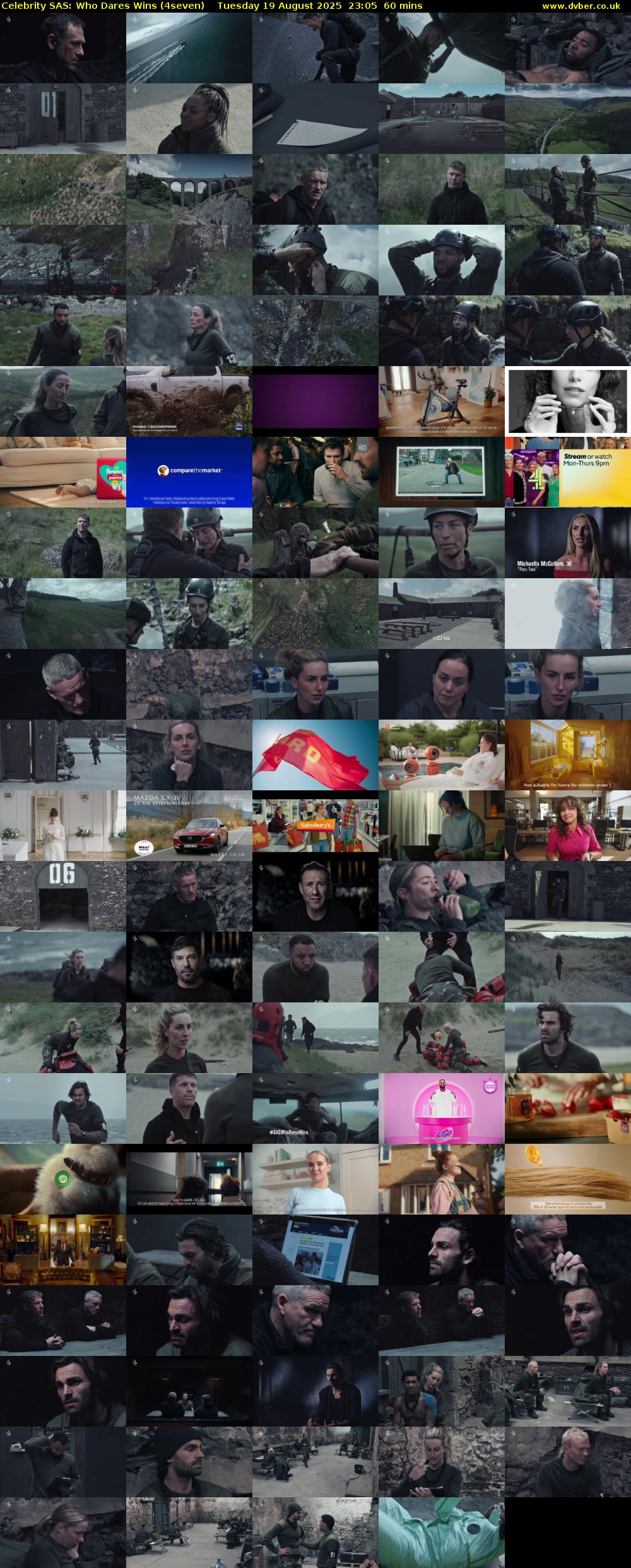 Celebrity SAS: Who Dares Wins (4seven) Tuesday 19 August 2025 23:05 - 00:05
