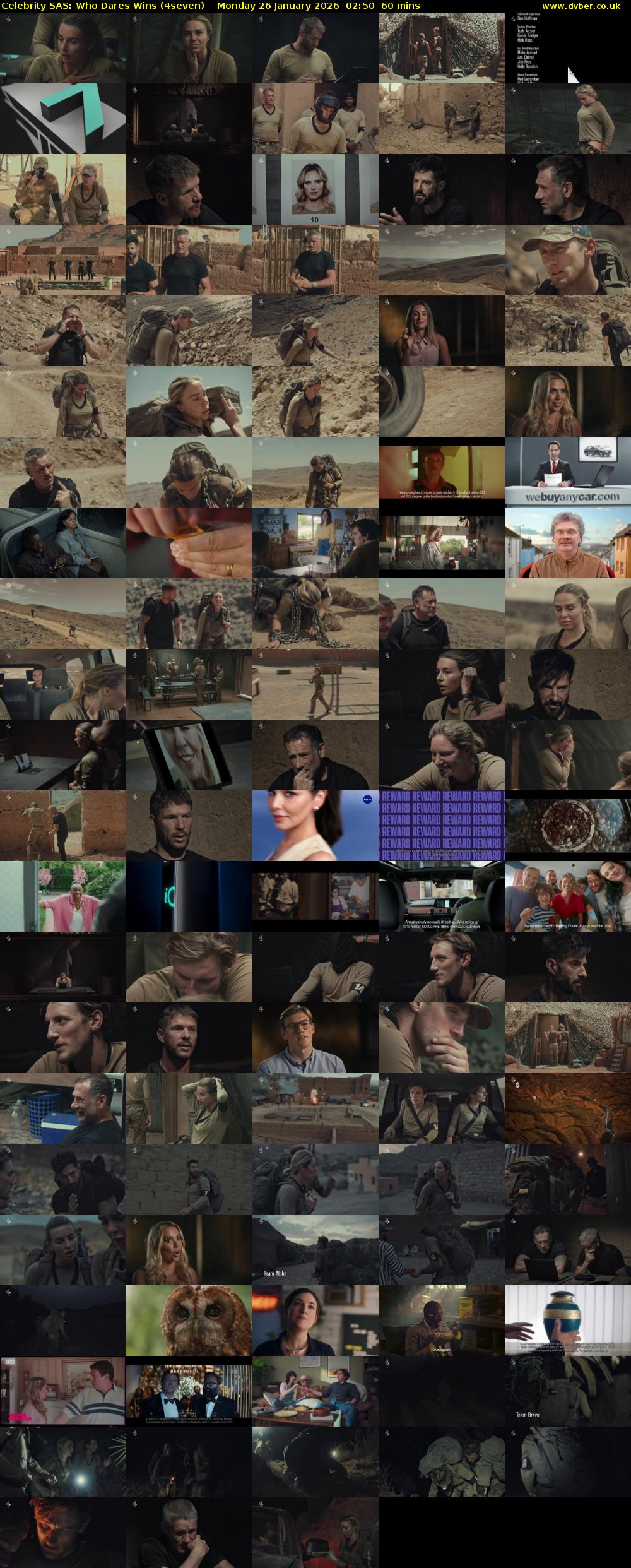 Celebrity SAS: Who Dares Wins (4seven) Monday 26 January 2026 02:50 - 03:50