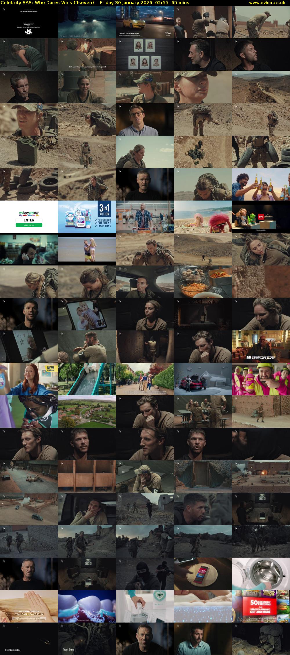 Celebrity SAS: Who Dares Wins (4seven) Friday 30 January 2026 02:55 - 04:00