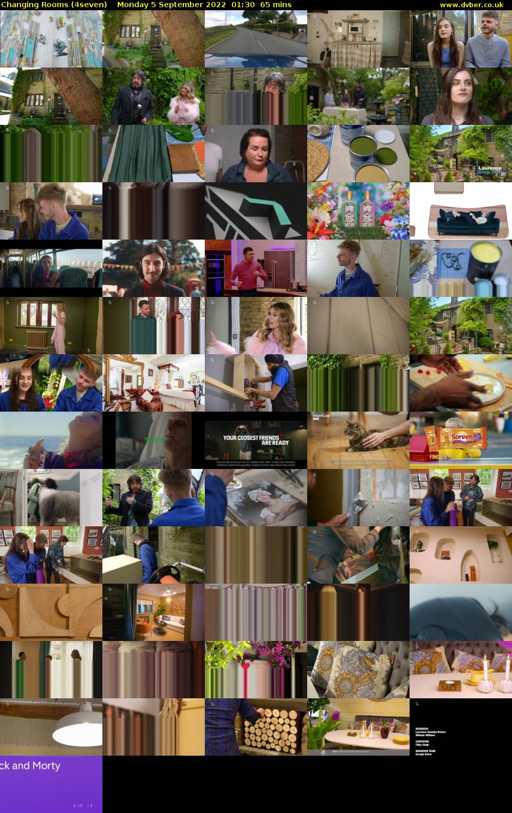 Changing Rooms (4seven) Monday 5 September 2022 01:30 - 02:35