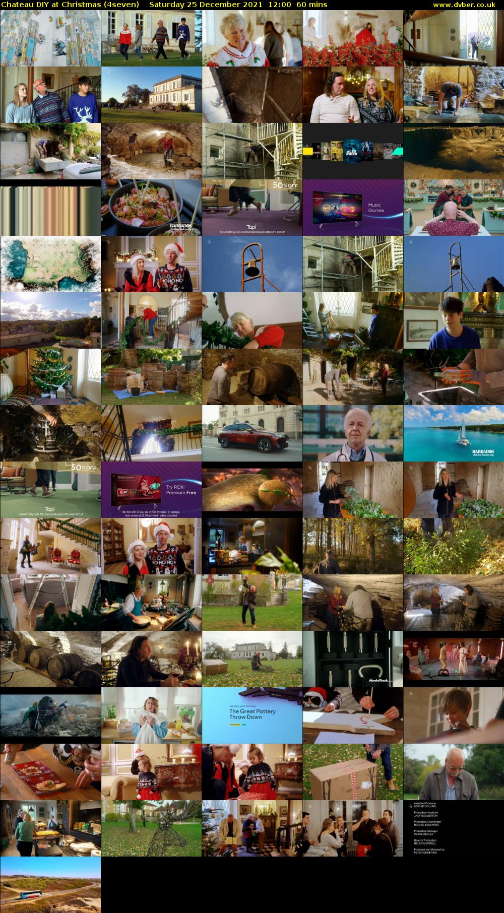Chateau DIY at Christmas (4seven) Saturday 25 December 2021 12:00 - 13:00