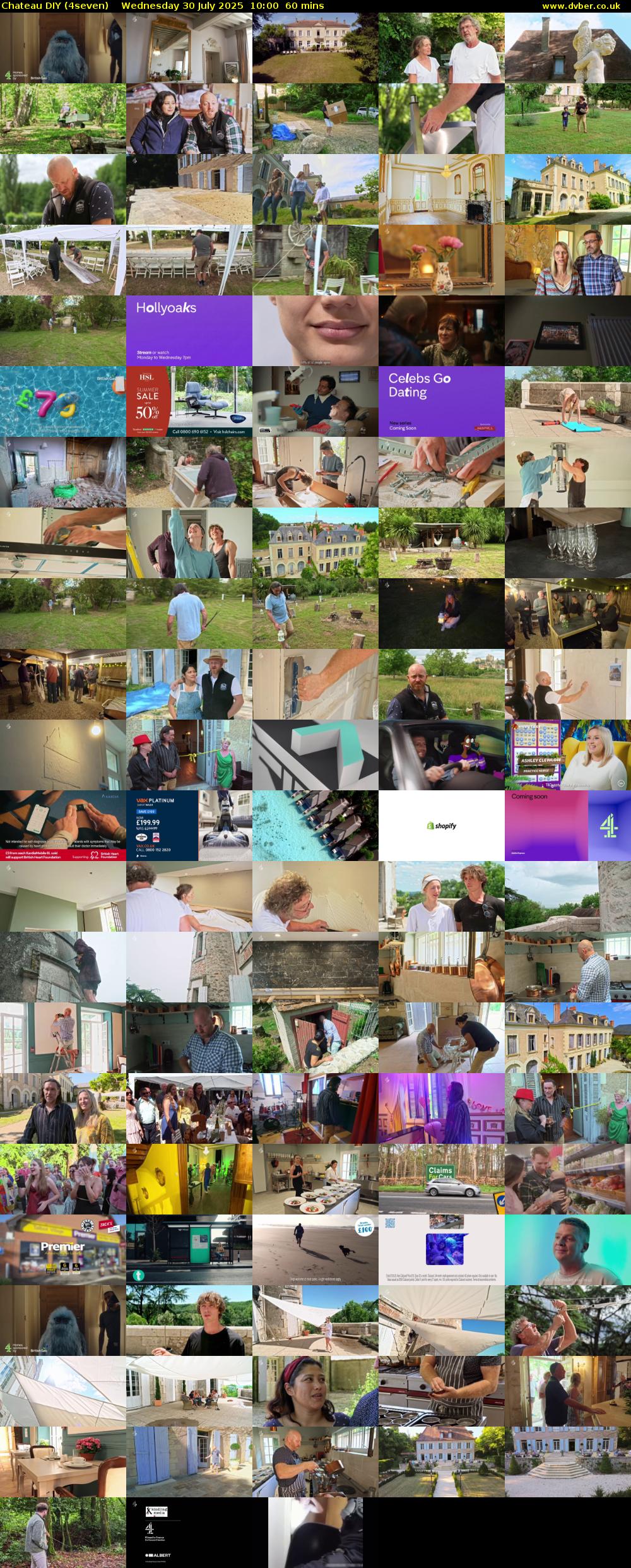 Chateau DIY (4seven) Wednesday 30 July 2025 10:00 - 11:00