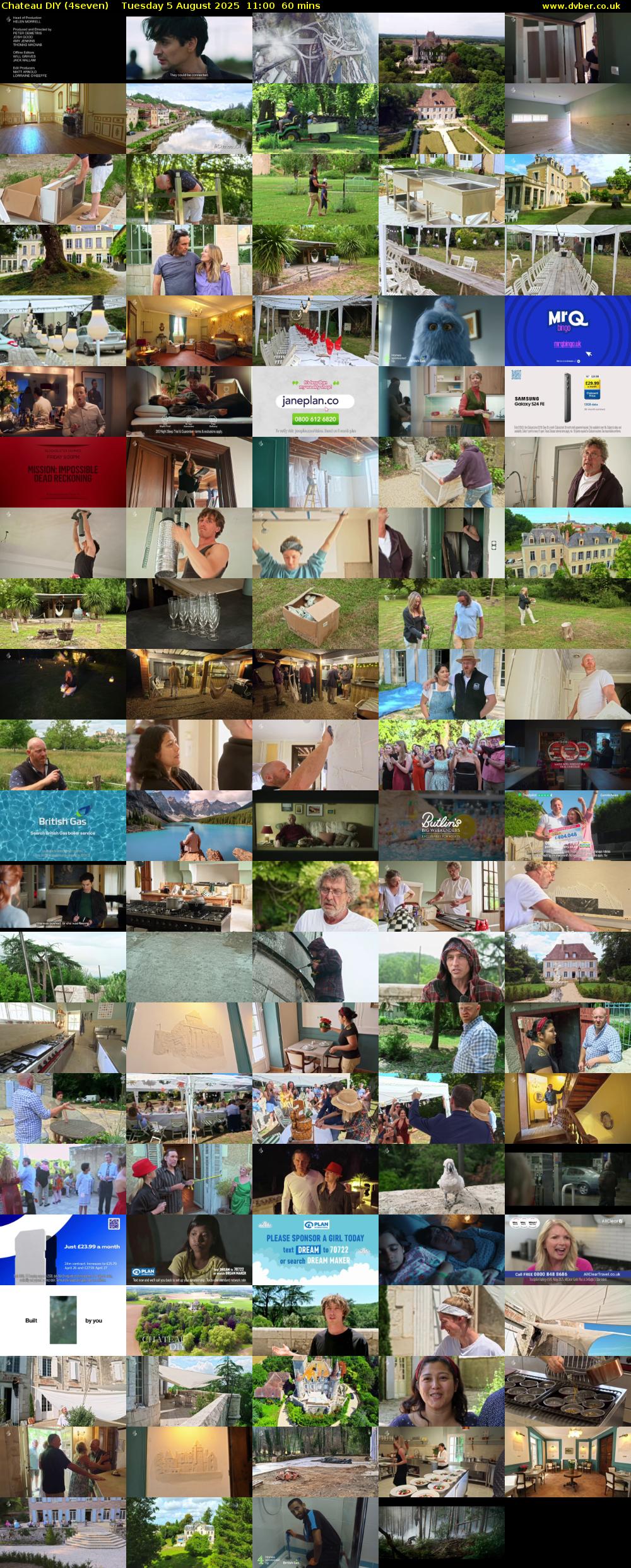 Chateau DIY (4seven) Tuesday 5 August 2025 11:00 - 12:00