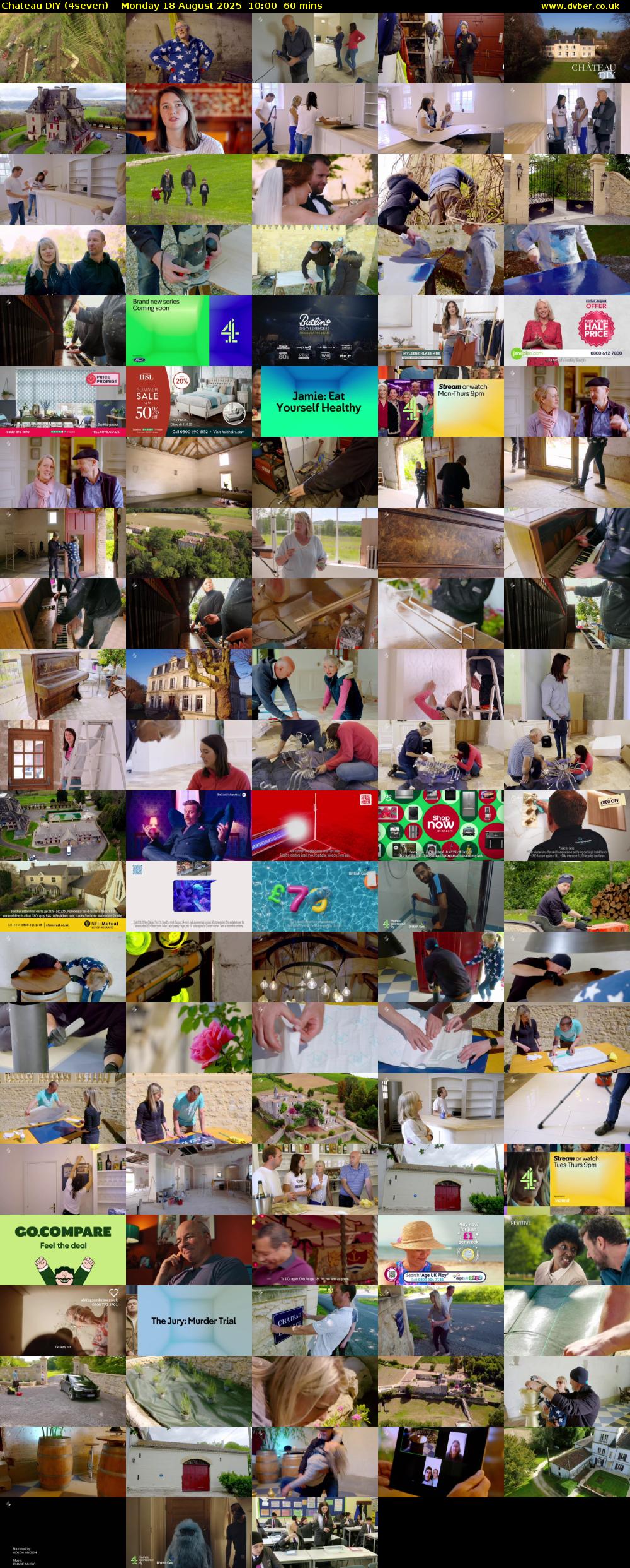 Chateau DIY (4seven) Monday 18 August 2025 10:00 - 11:00