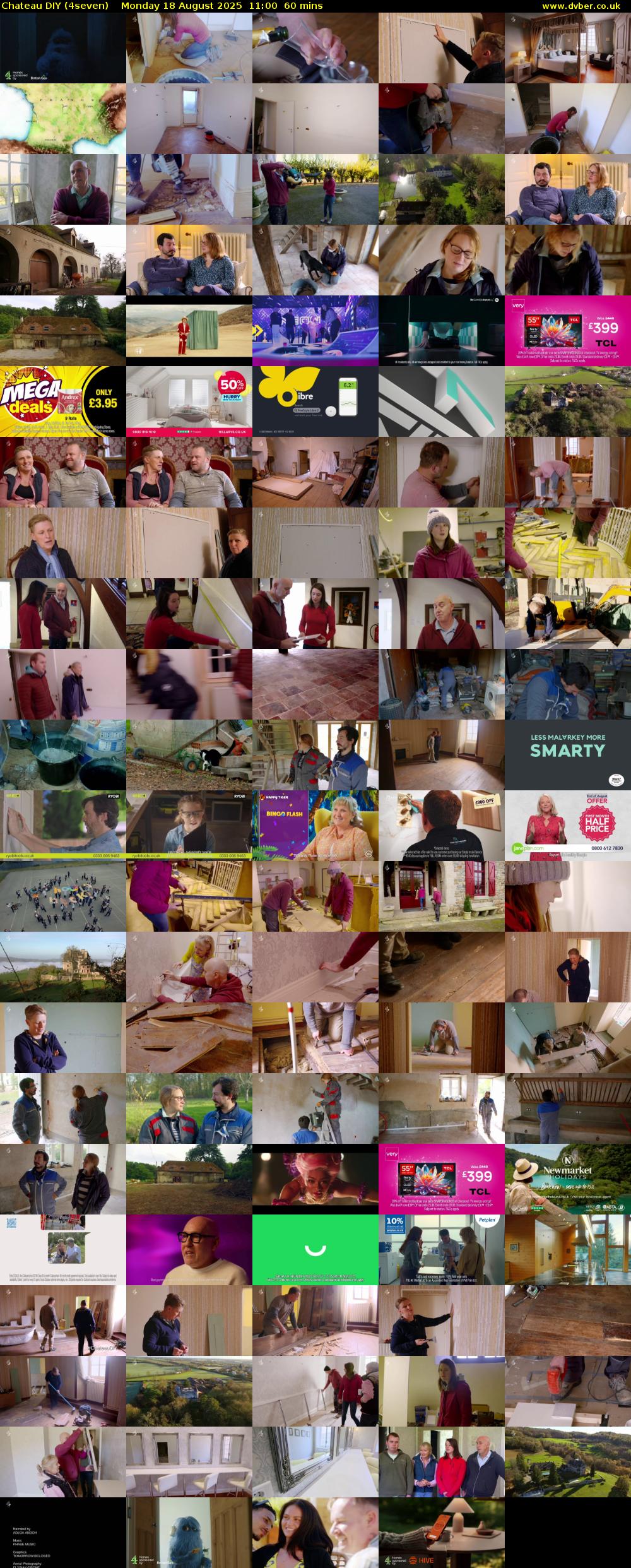 Chateau DIY (4seven) Monday 18 August 2025 11:00 - 12:00