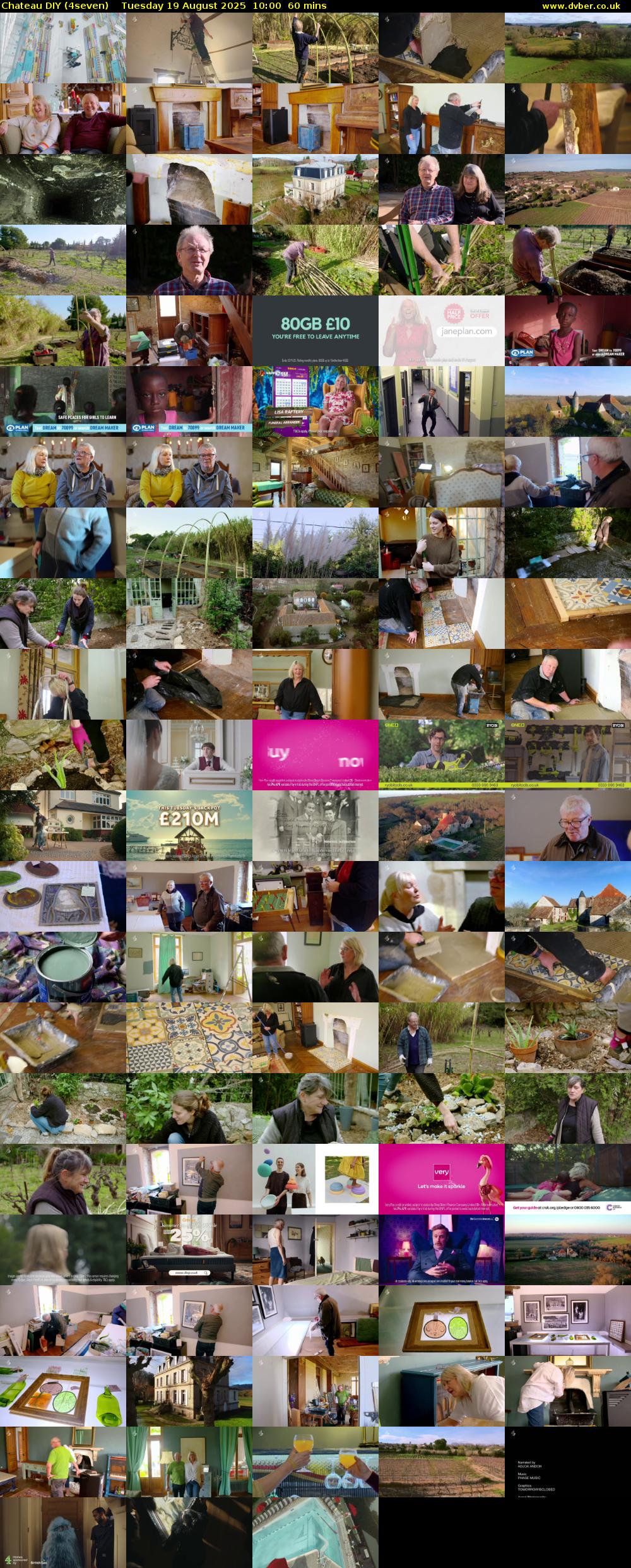 Chateau DIY (4seven) Tuesday 19 August 2025 10:00 - 11:00