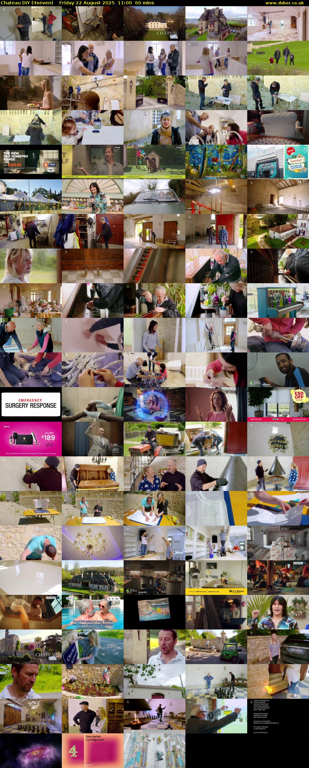 Chateau DIY (4seven) Friday 22 August 2025 11:00 - 12:00