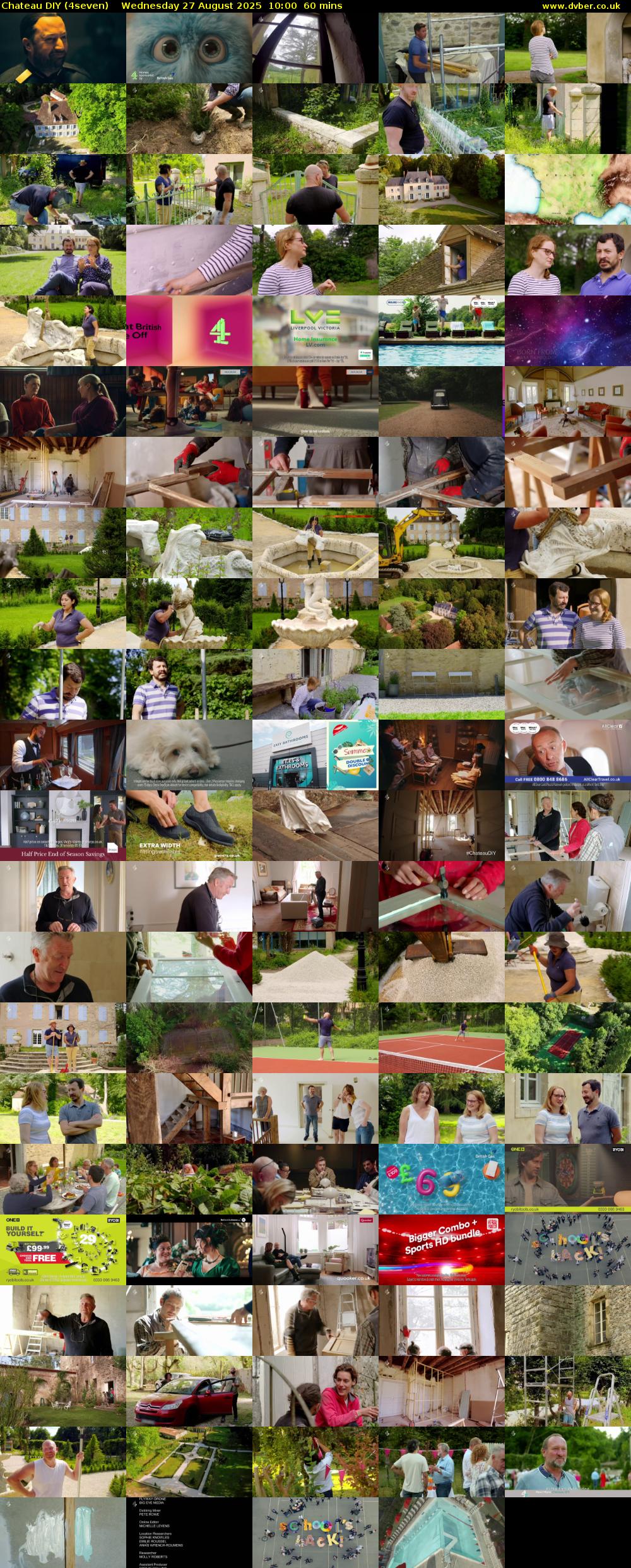 Chateau DIY (4seven) Wednesday 27 August 2025 10:00 - 11:00