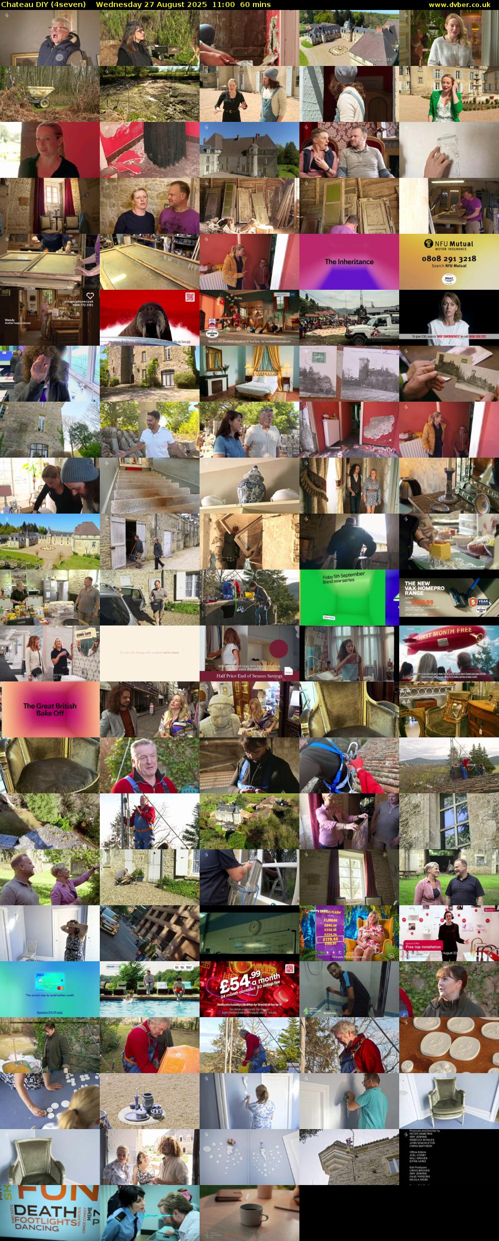 Chateau DIY (4seven) Wednesday 27 August 2025 11:00 - 12:00