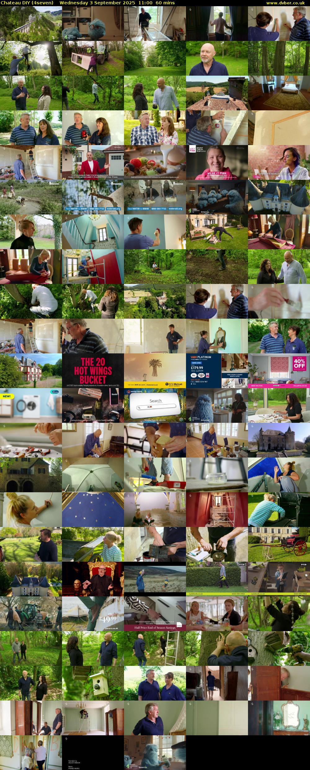 Chateau DIY (4seven) Wednesday 3 September 2025 11:00 - 12:00