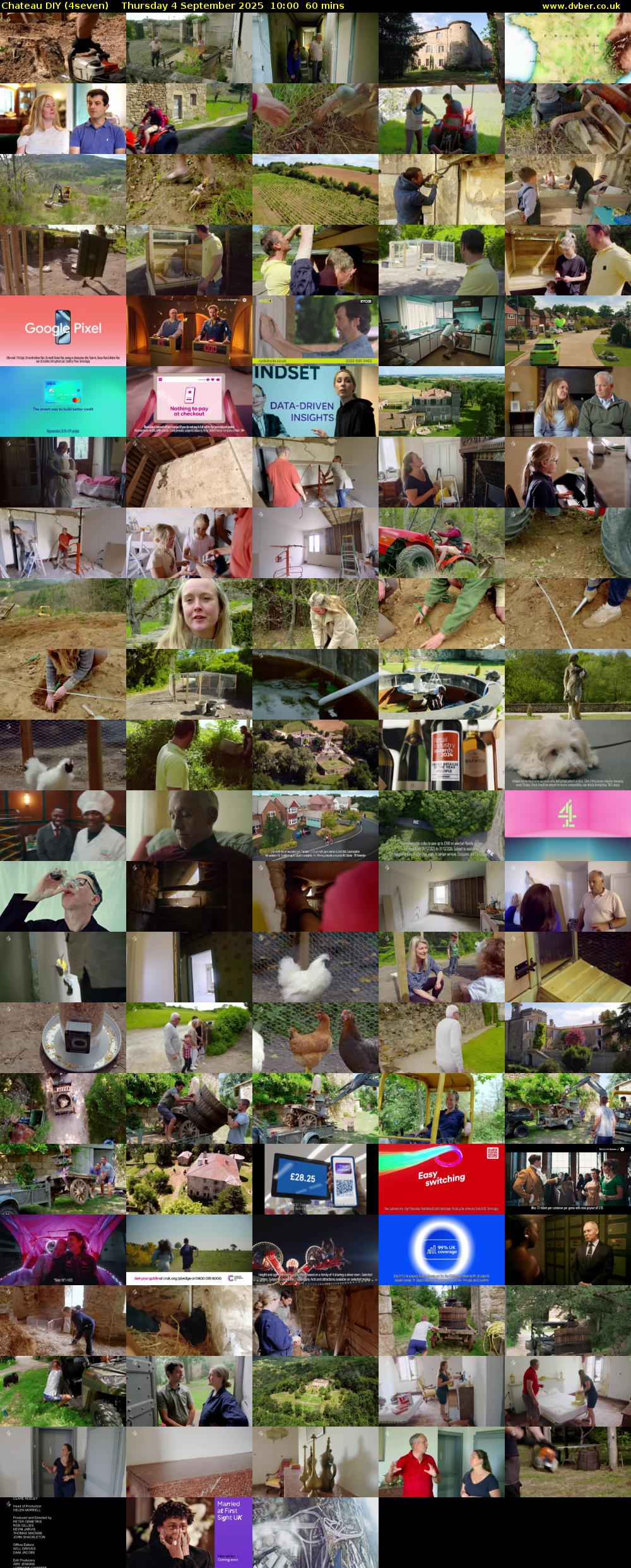 Chateau DIY (4seven) Thursday 4 September 2025 10:00 - 11:00