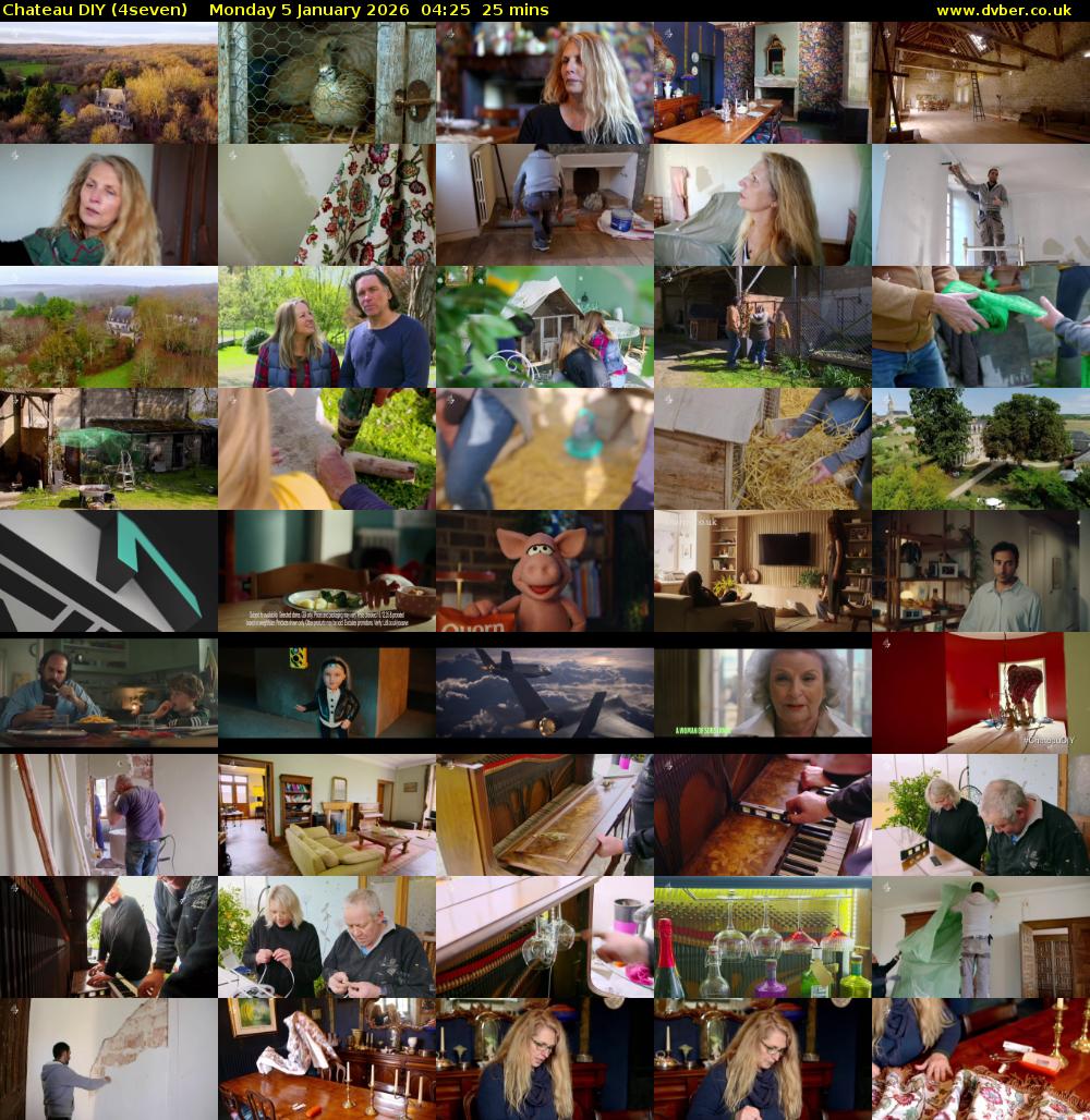 Chateau DIY (4seven) Monday 5 January 2026 04:25 - 04:50