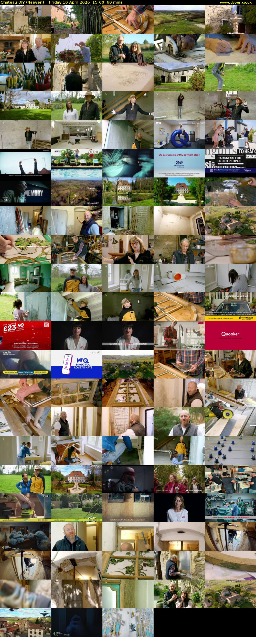 Chateau DIY (4seven) Friday 10 April 2026 15:00 - 16:00