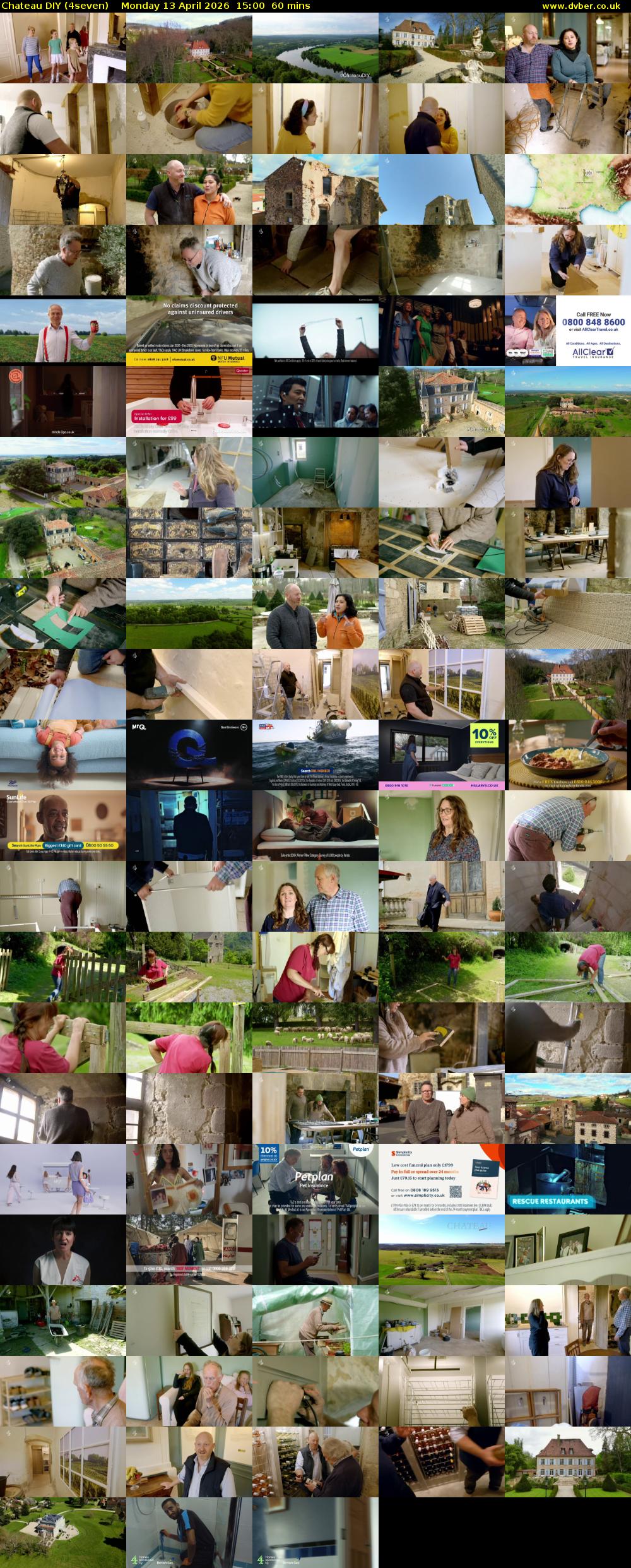 Chateau DIY (4seven) Monday 13 April 2026 15:00 - 16:00
